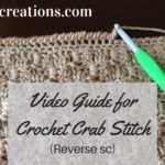 Video Guide for Crochet Crab Stitch