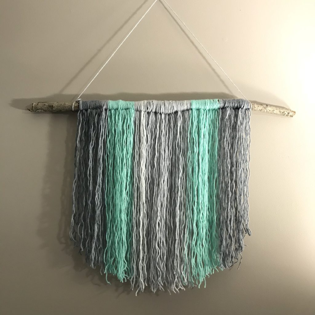 Easy Hanging Yarn Wall Decor - Crochet It Creations