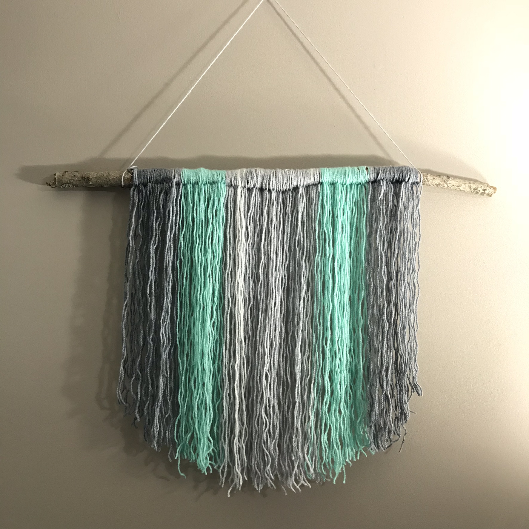 DIY Yarn Wall Decor Art