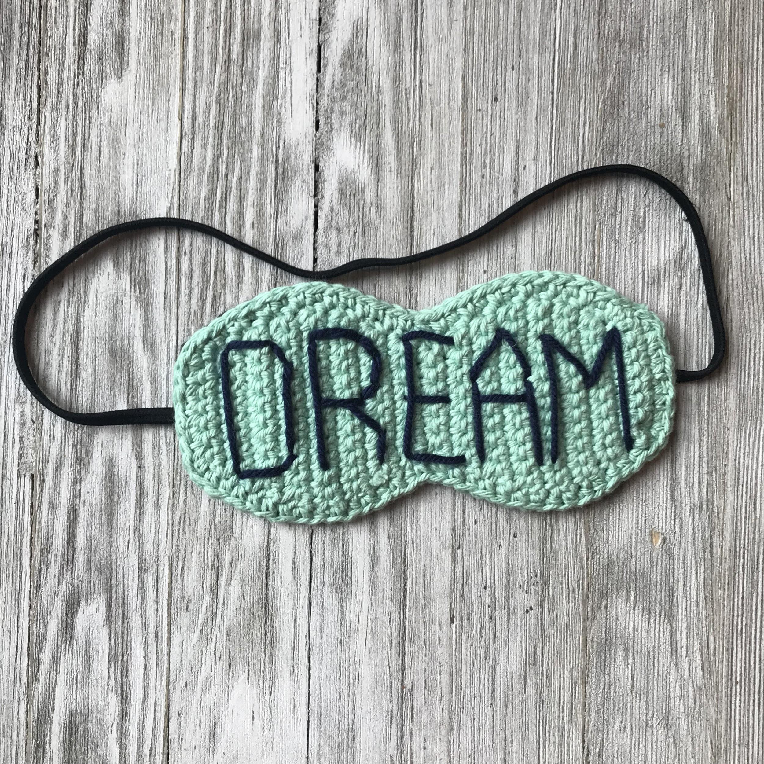 Child's Sleep Mask Crochet Pattern