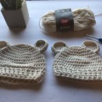 Make a Newborn or Preemie Bear Beanie with this crochet pattern and video tutorial