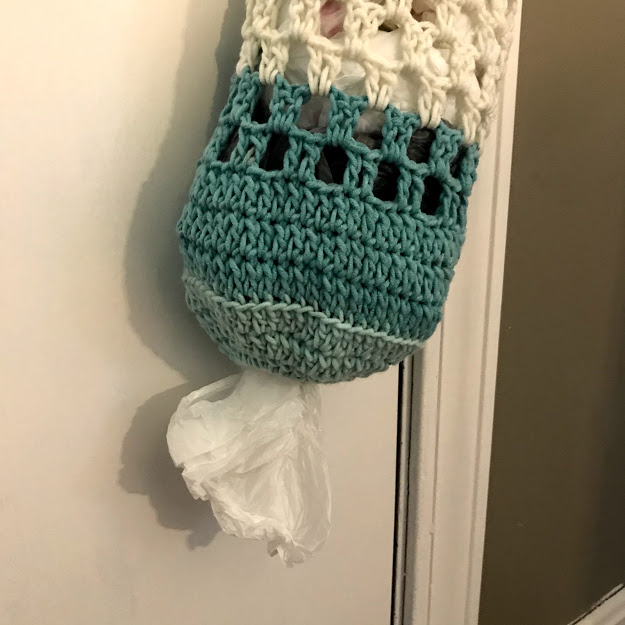 plastic bag storage holder crochet pattern