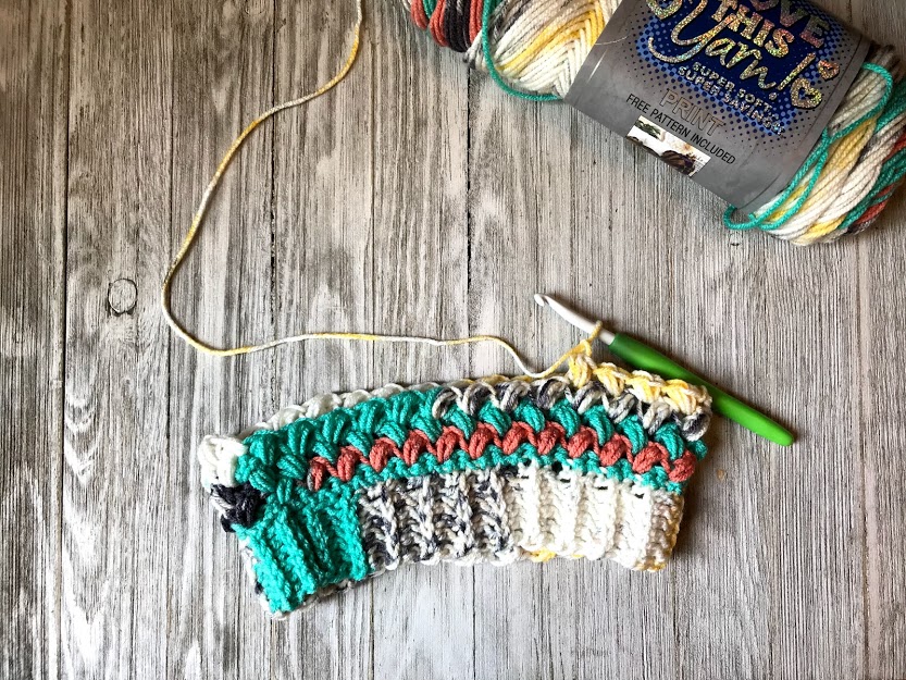 how to make a textured crochet stitch, the bean stitch