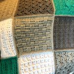 basket weave crochet square blanket crochet along