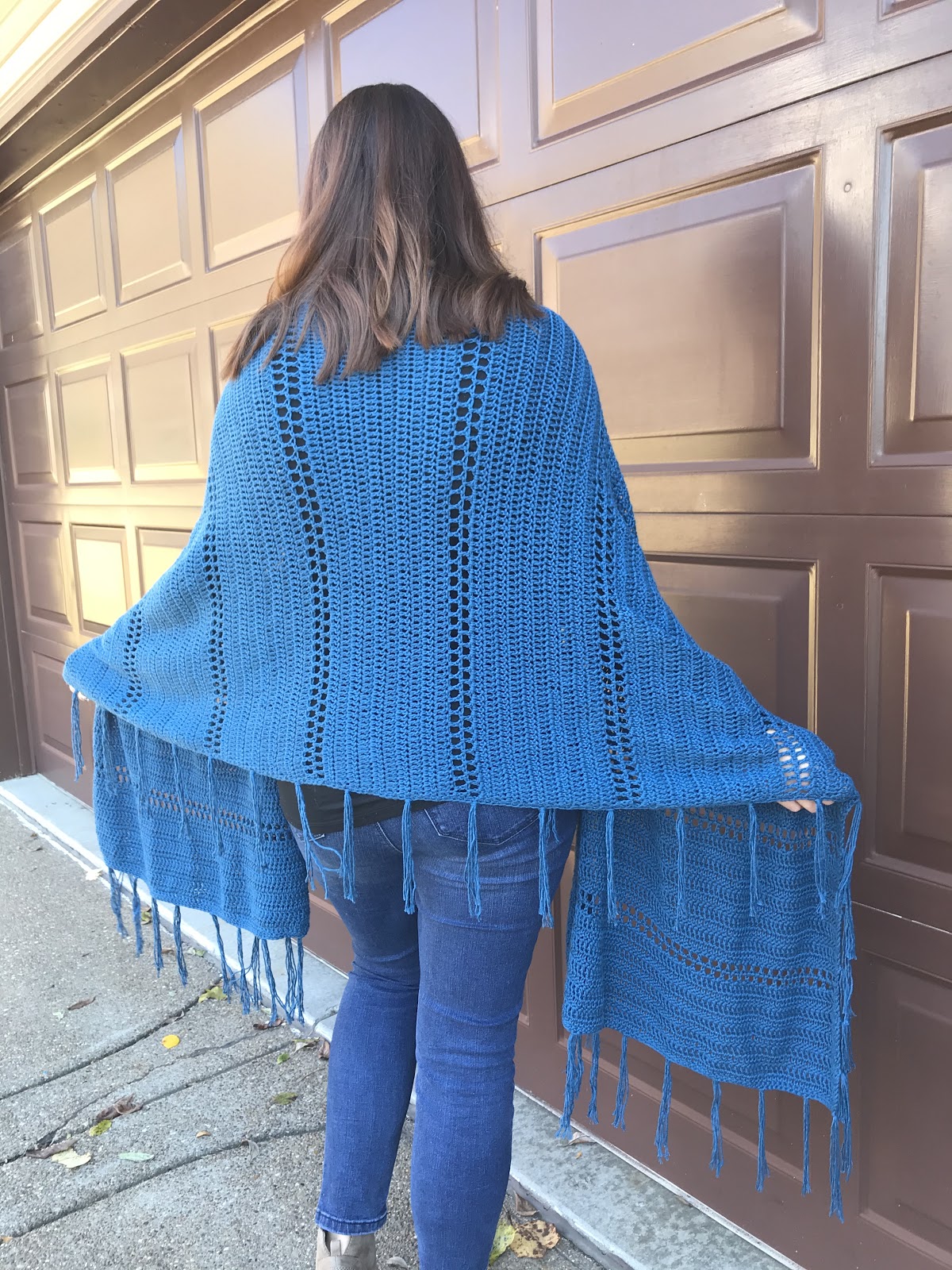 blanket scarf wrap crochet pattern