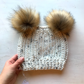 double pom pom beanie