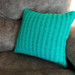 Post Stitch Throw Pillow Crochet Pattern