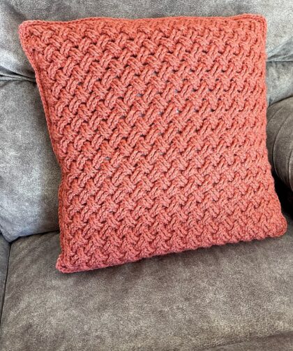 Celtic Stitch Throw Pillow