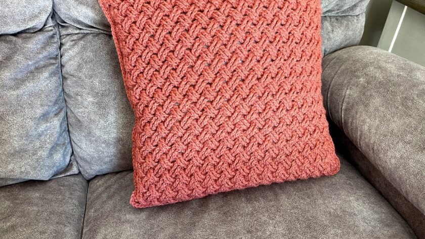 Celtic Stitch Throw Pillow