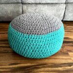 footrest pouf crochet pattern