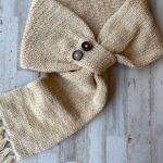 circular knitting machine button scarf