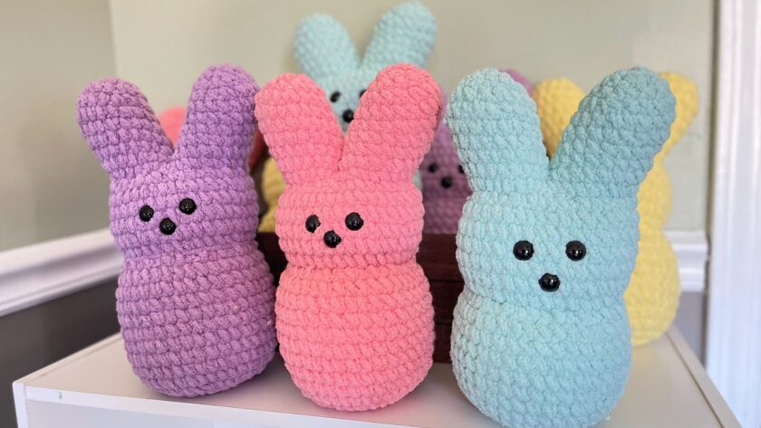 peep bunny crochet pattern